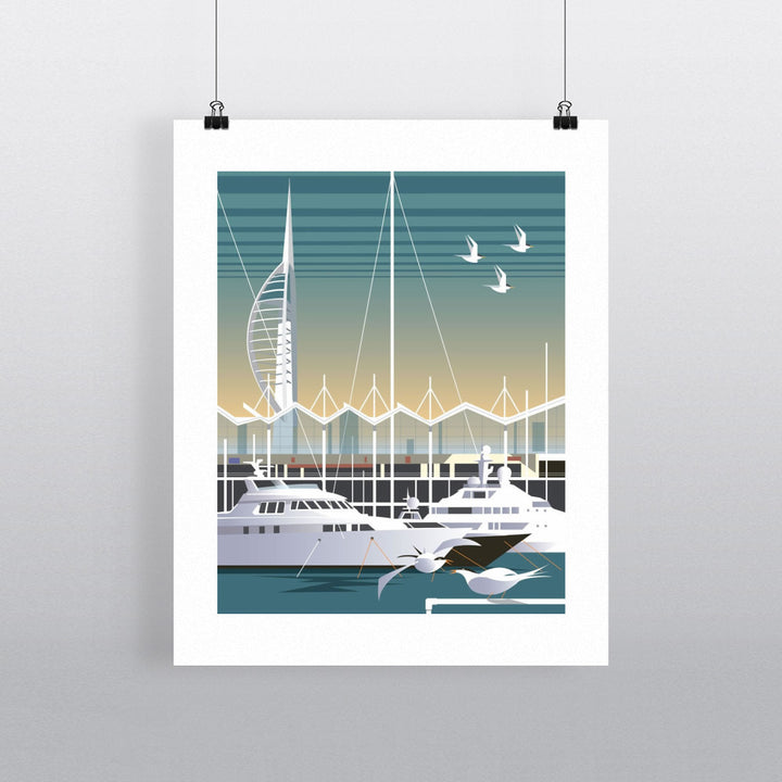 Gunwharf Quays, Portsmouth Fine Art Print