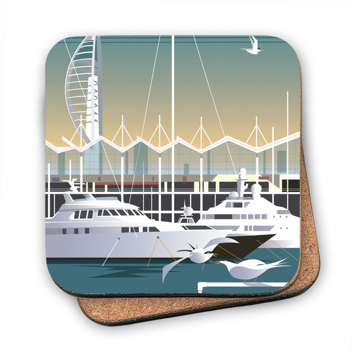 Gunwharf Quays, Portsmouth MDF Coaster