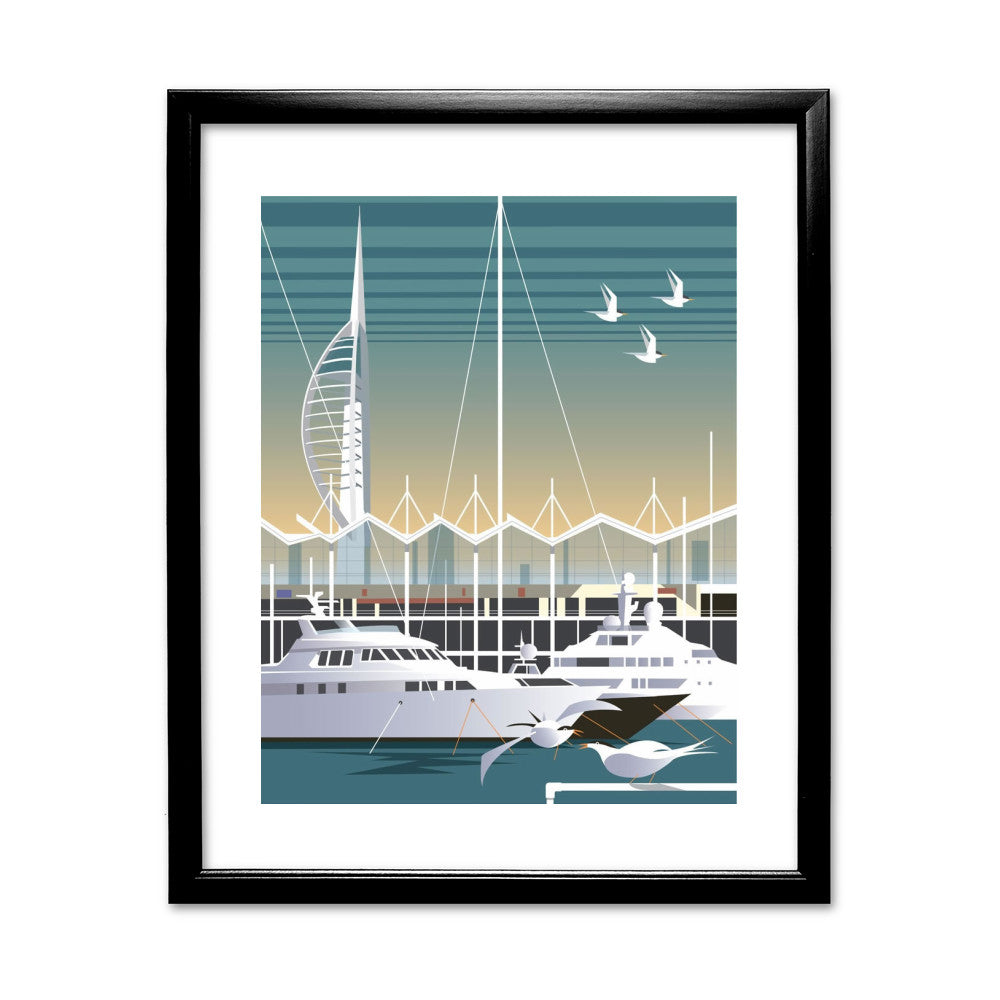 Gunwharf Quays, Portsmouth - Art Print