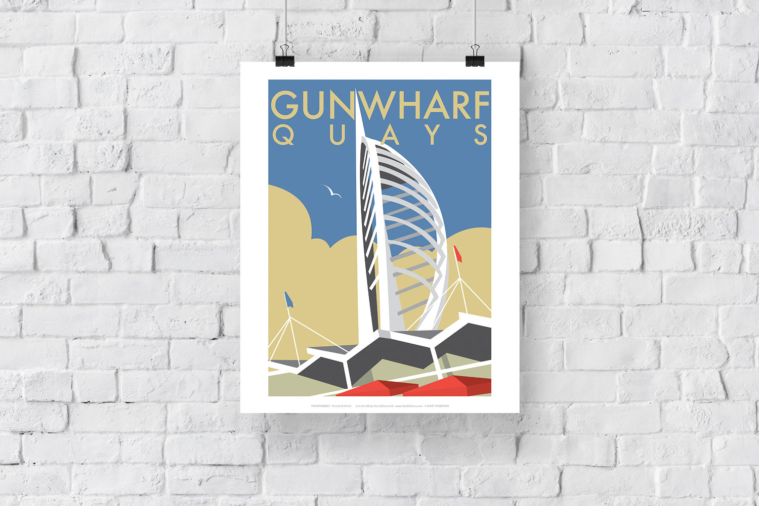 Gunwharf Quays, Portsmouth - Art Print