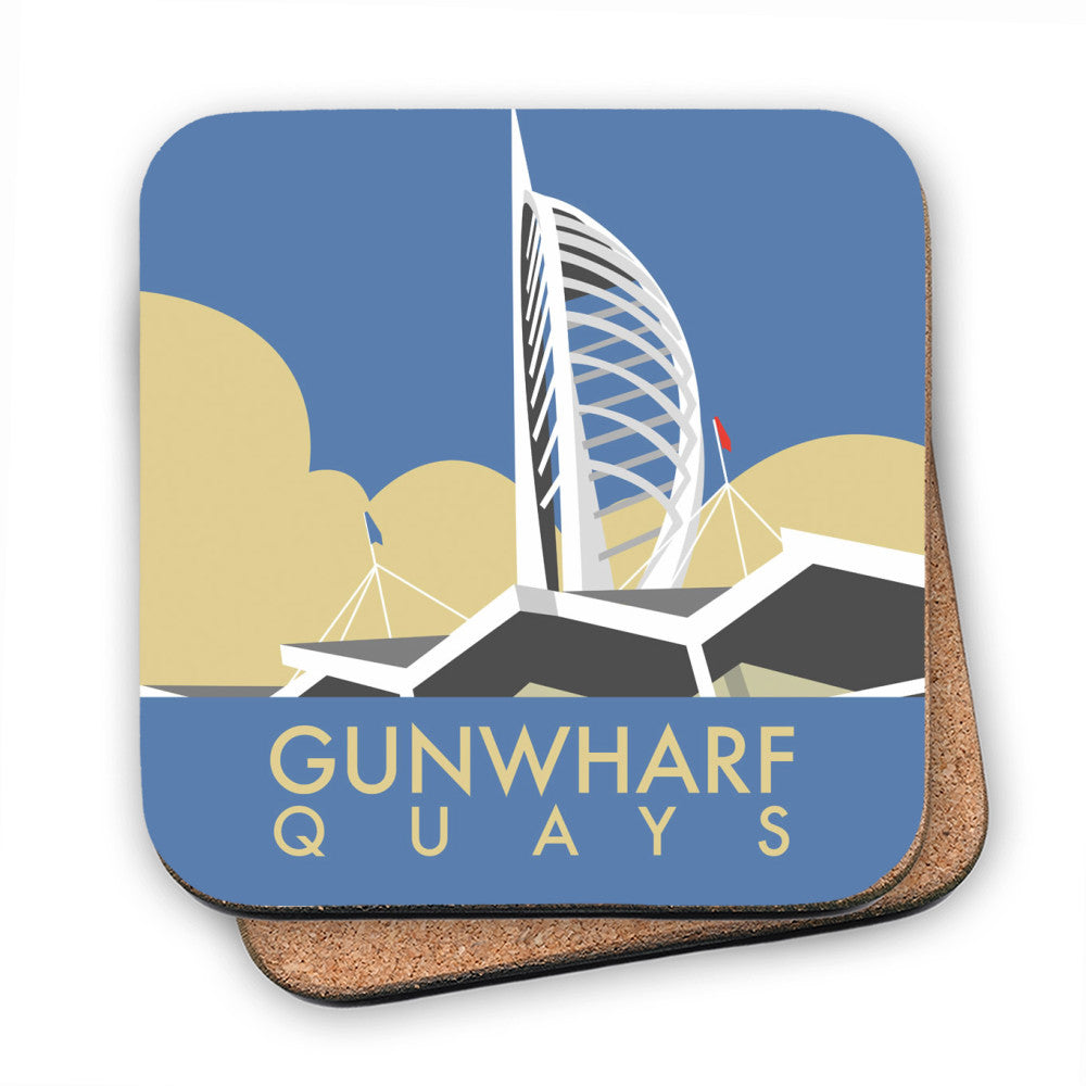 Gunwharf Quays, Portsmouth MDF Coaster