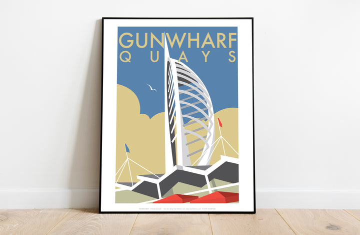 Gunwharf Quays, Portsmouth - Art Print