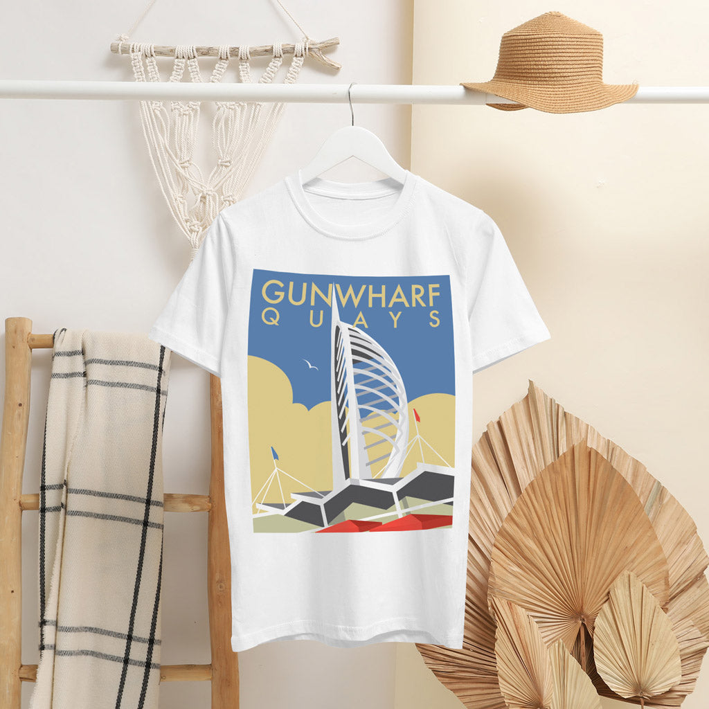 Gunwharf Quays T-Shirt by Dave Thompson