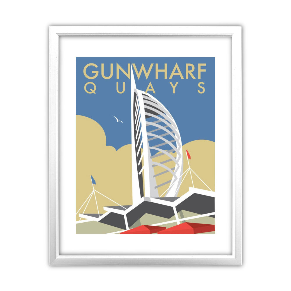 Gunwharf Quays, Portsmouth - Art Print
