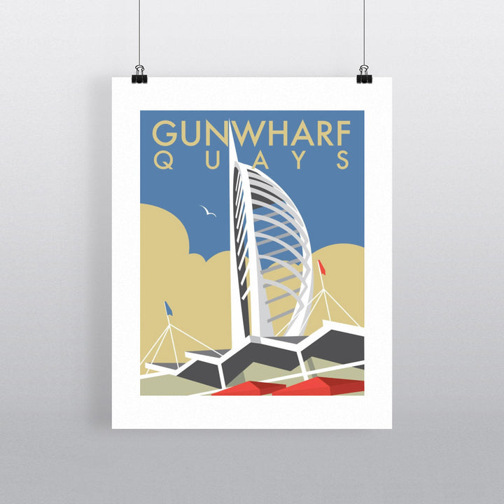 Gunwharf Quays, Portsmouth Fine Art Print