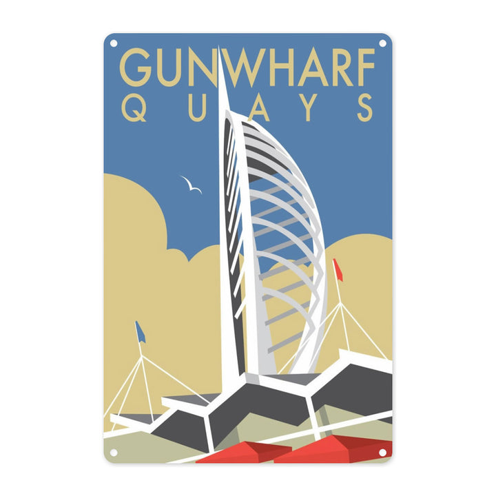Gunwharf Quays, Portsmouth Metal Sign