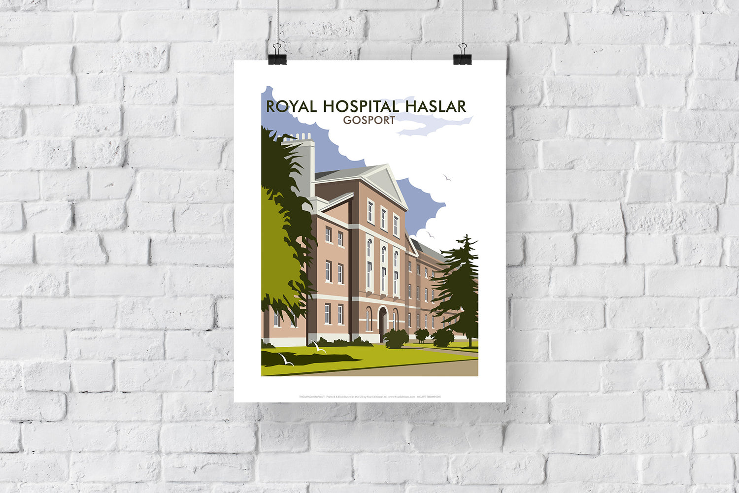 Royal Hospital Haslar, Gosport - Art Print