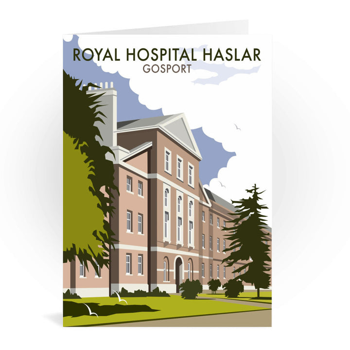 Royal Hospital Haslar, Gosport Greeting Card 7x5