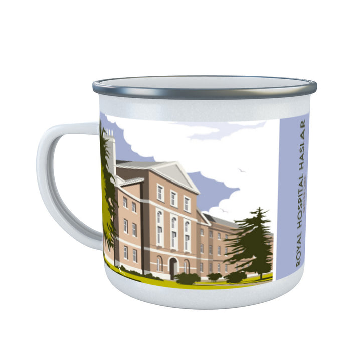 Royal Hospital Haslar, Gosport Enamel Mug