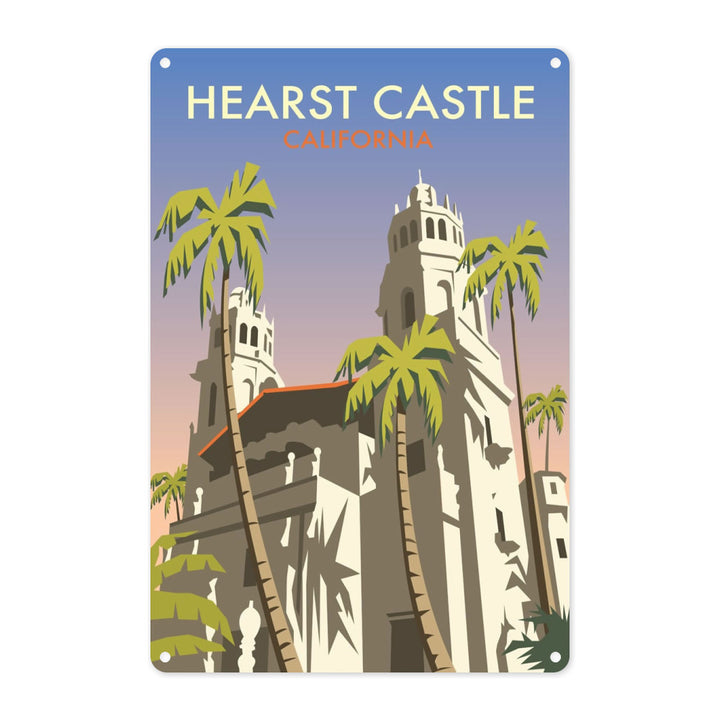 Hearst Castle, California Metal Sign