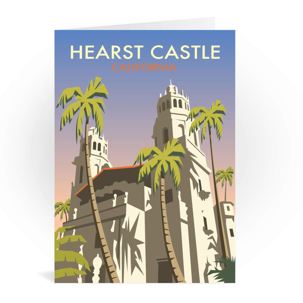Hearst Castle, California Greeting Card 7x5