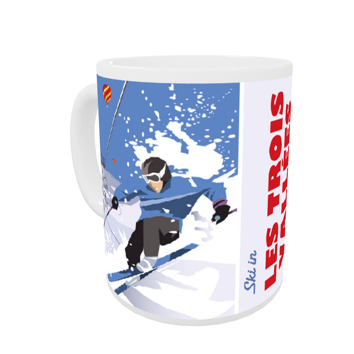 Ski in Les Trois Vallees Mug