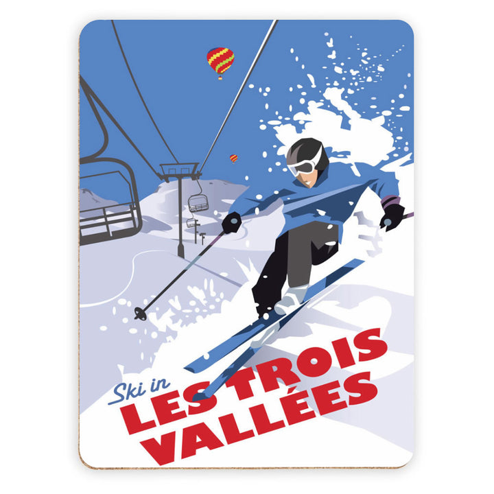 Ski in Les Trois Vallees Placemat