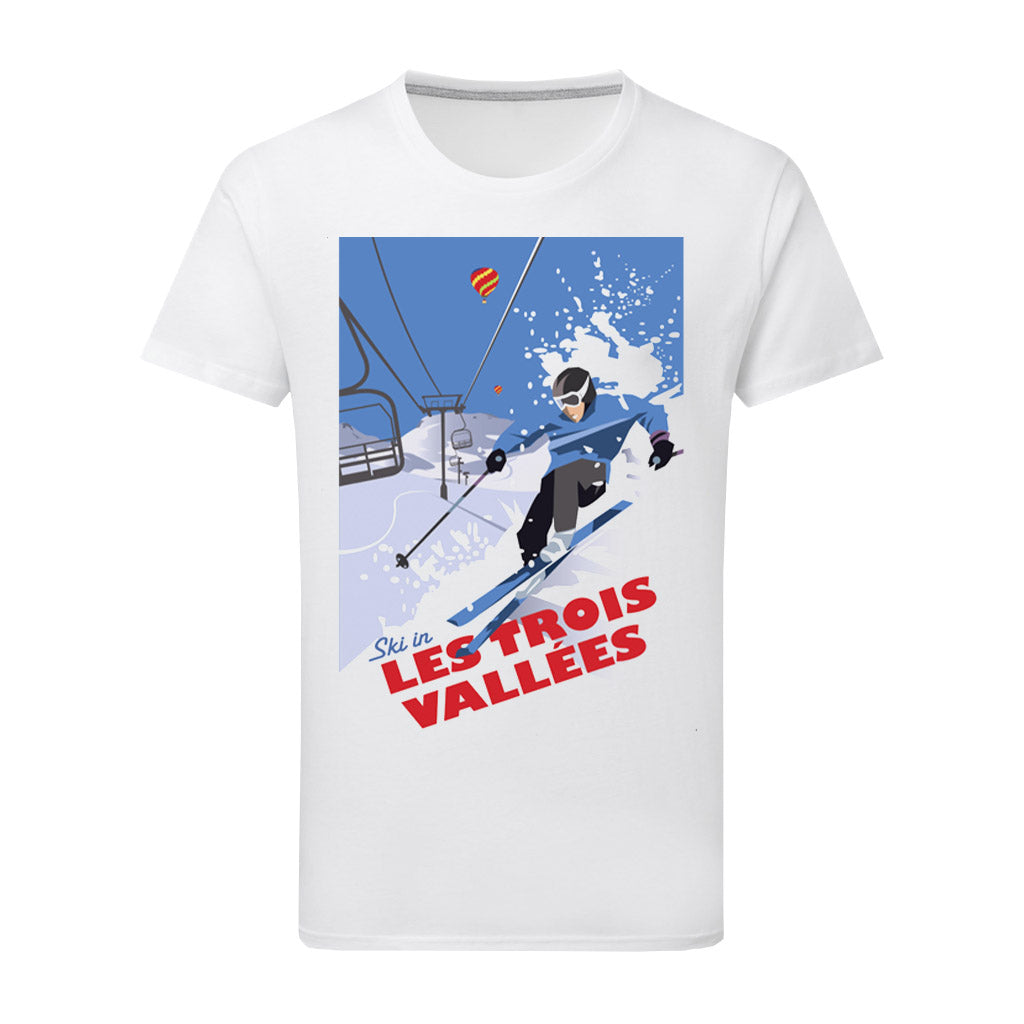 Les Trois VallÃƒÆ’©es T-Shirt by Dave Thompson