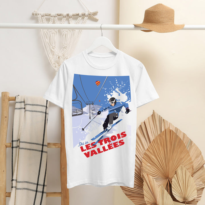 Les Trois VallÃƒ©es T-Shirt by Dave Thompson