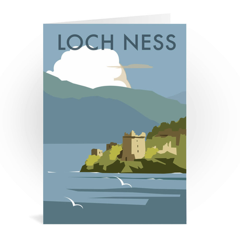 Loch Ness Greeting Card 7x5