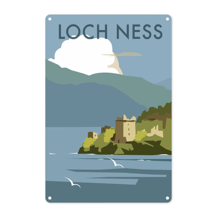 Loch Ness Metal Sign