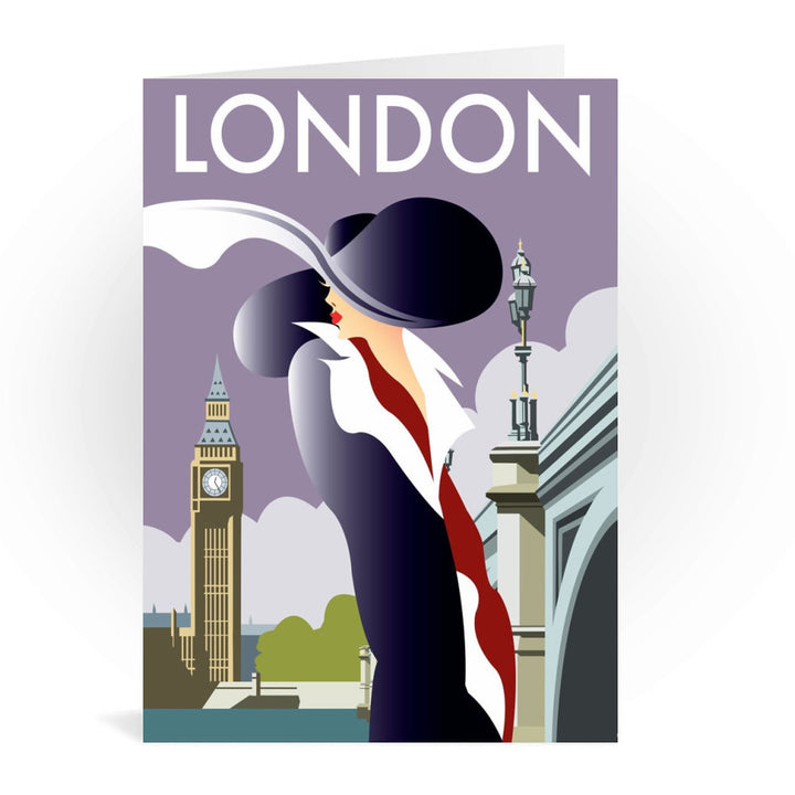 London Greeting Card 7x5