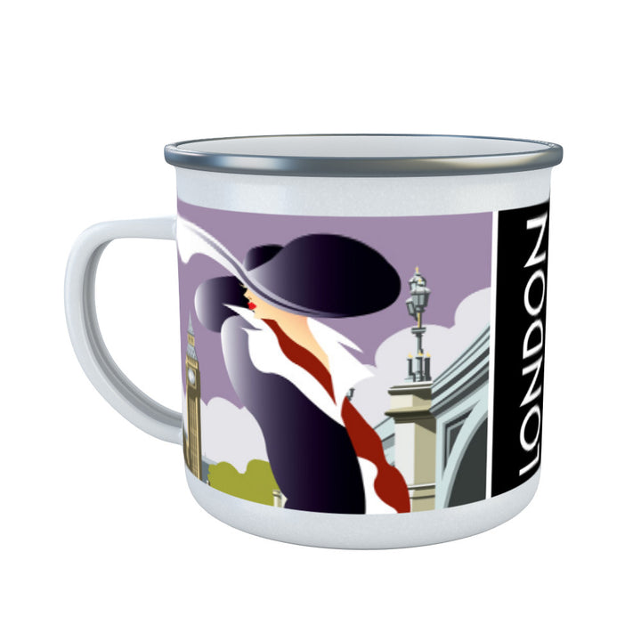 London Enamel Mug