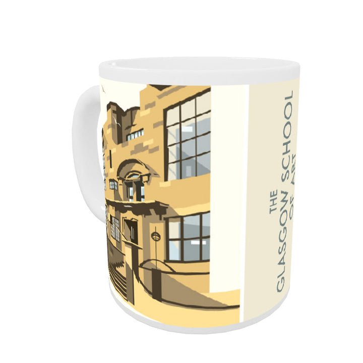 The Glasgow School of Art, Mackintosh Building Coloured Insert Mug