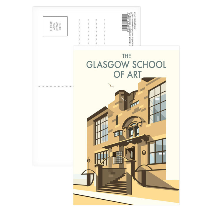 The Glasgow School of Art, Mackintosh Building Postcard Pack