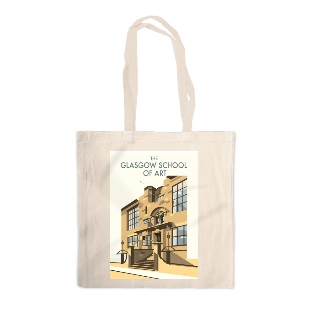 The Glasgow School of Art, Mackintosh Building Canvas Tote Bag