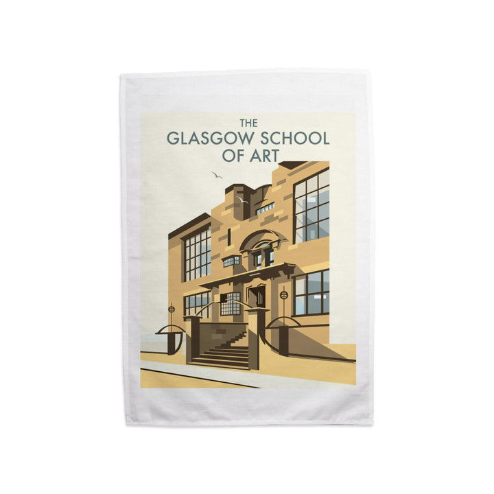 The Glasgow School of Art, Mackintosh Building Tea Towel