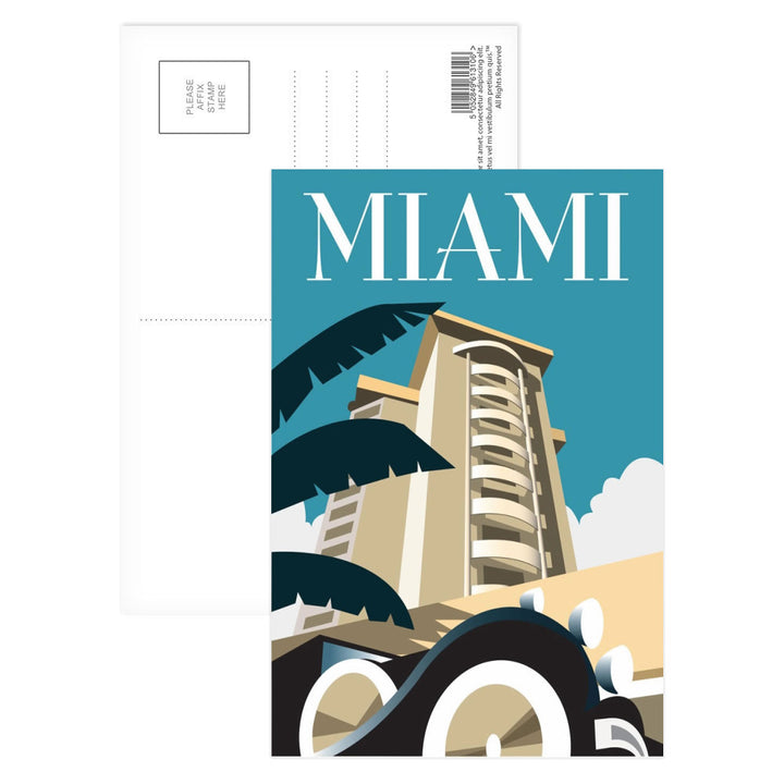 Miami Postcard Pack