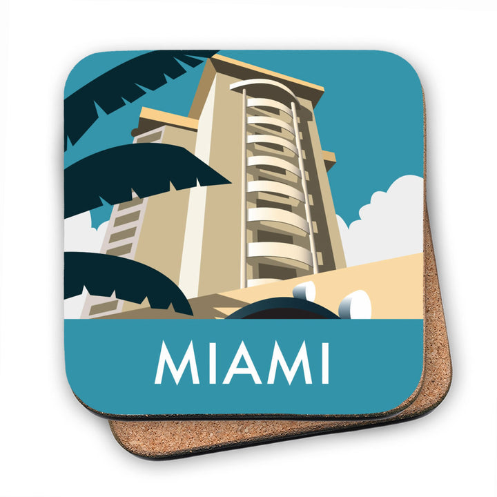 Miami MDF Coaster