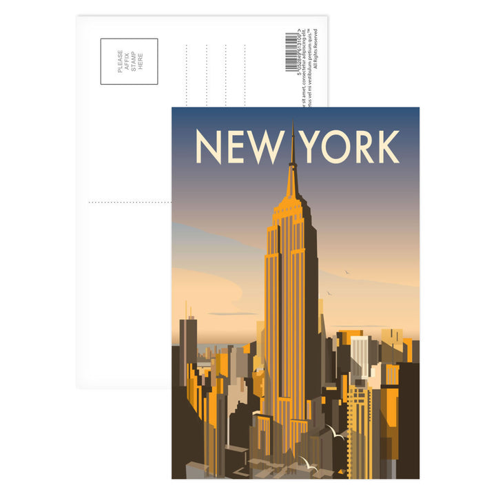 New York Skyline Postcard Pack