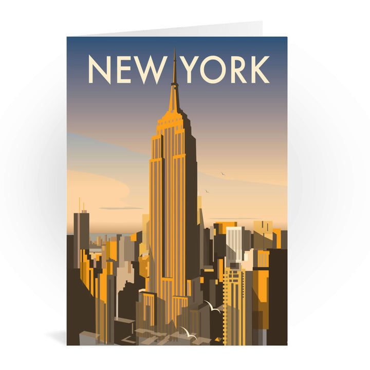 New York Skyline Greeting Card 7x5