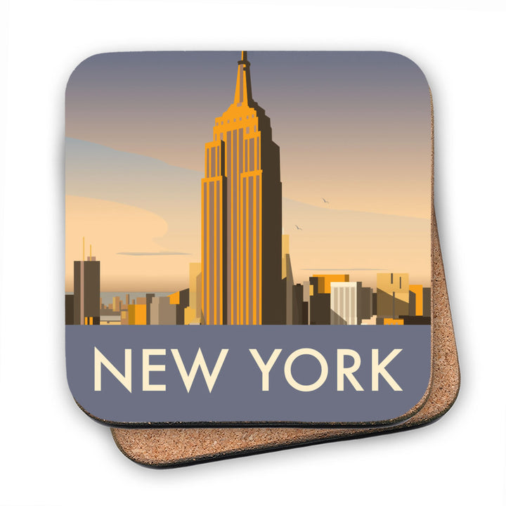 New York Skyline MDF Coaster