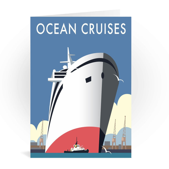 Ocean Cruises Greeting Card 7x5