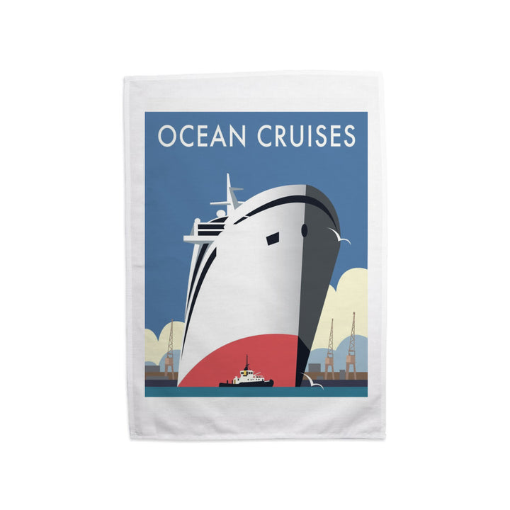 Ocean Cruises Tea Towel