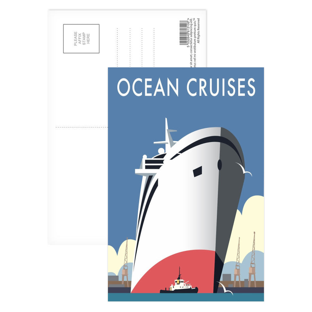 Ocean Cruises Postcard Pack