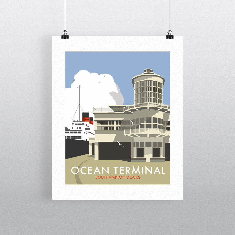 Ocean Terminal, Southampton Docks - Art Print