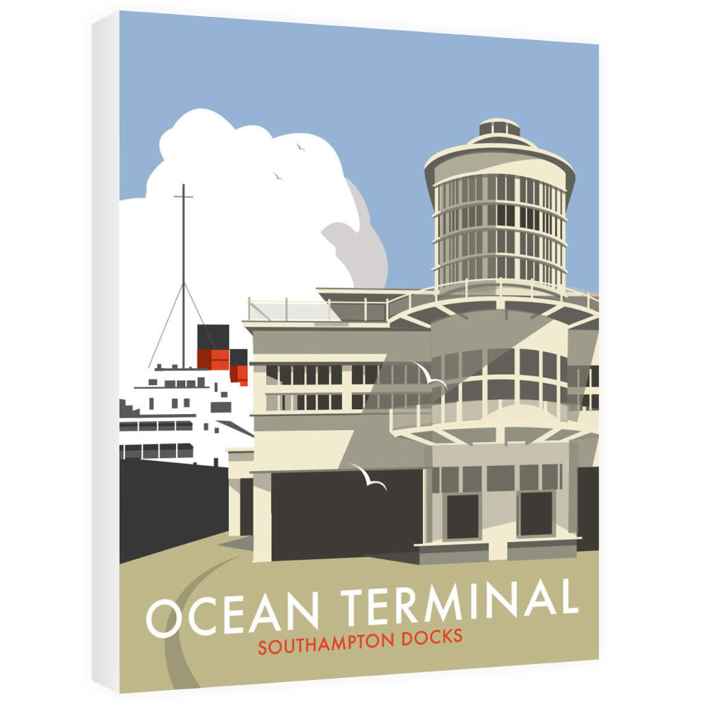 Ocean Terminal, Southampton Docks Canvas