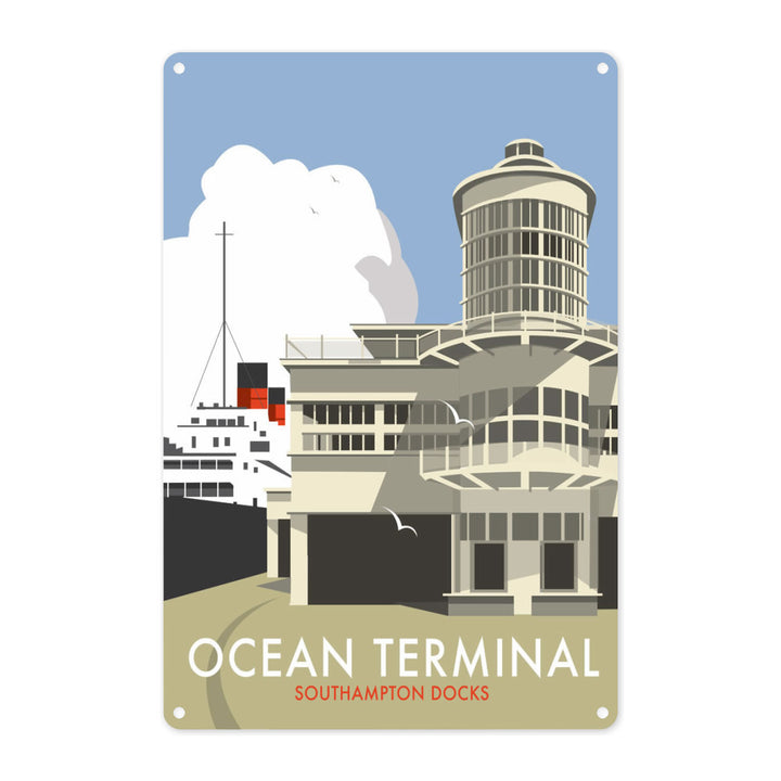 Ocean Terminal, Southampton Docks Metal Sign