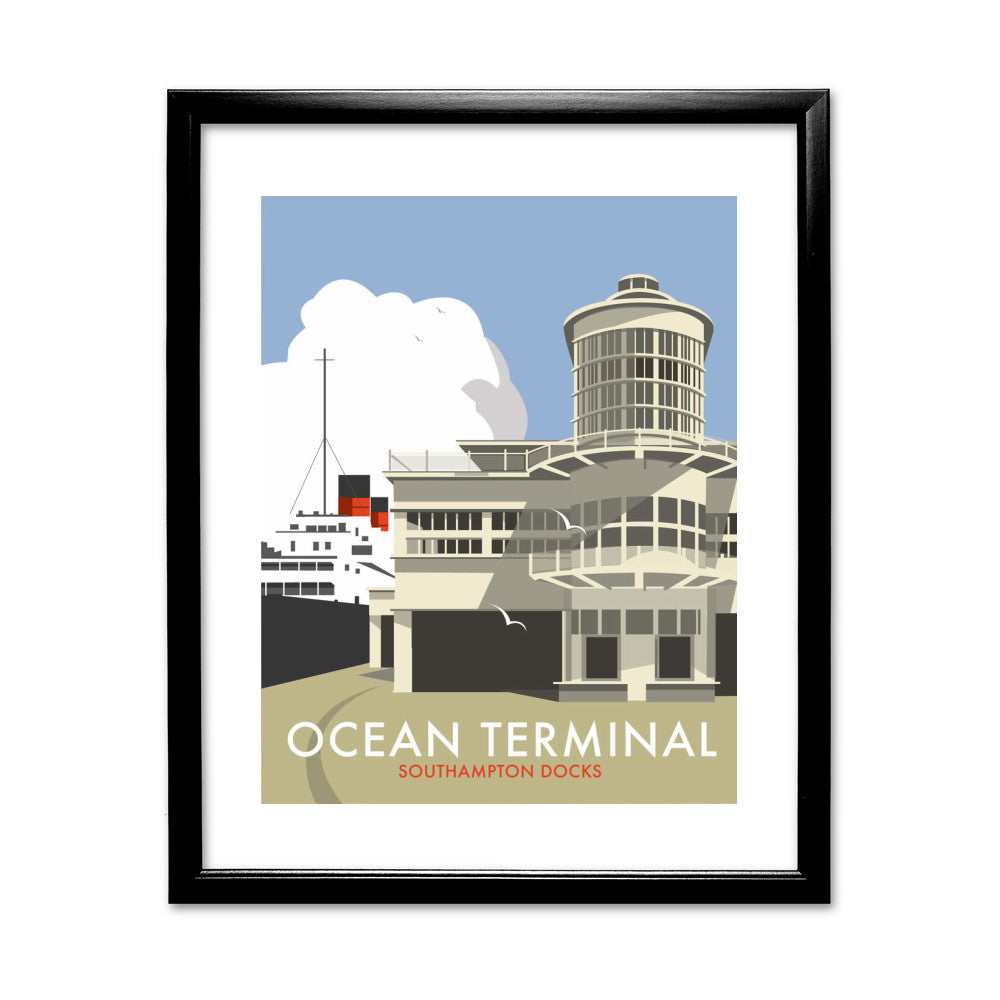 Ocean Terminal, Southampton Docks - Art Print