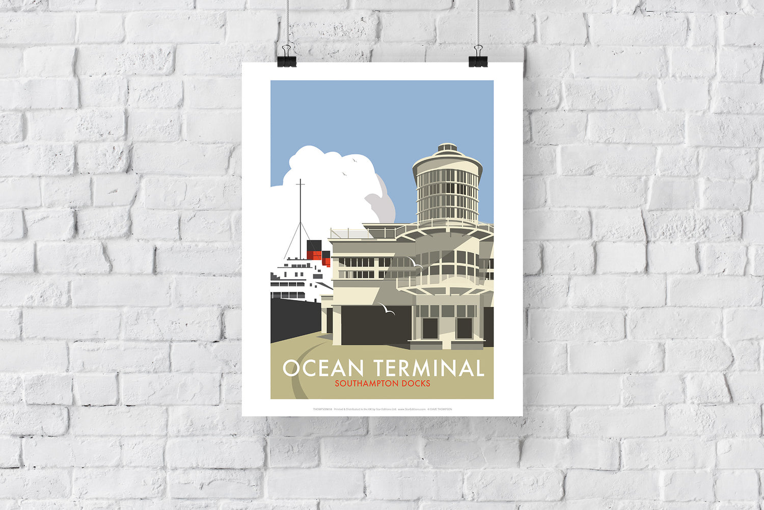 Ocean Terminal, Southampton Docks - Art Print