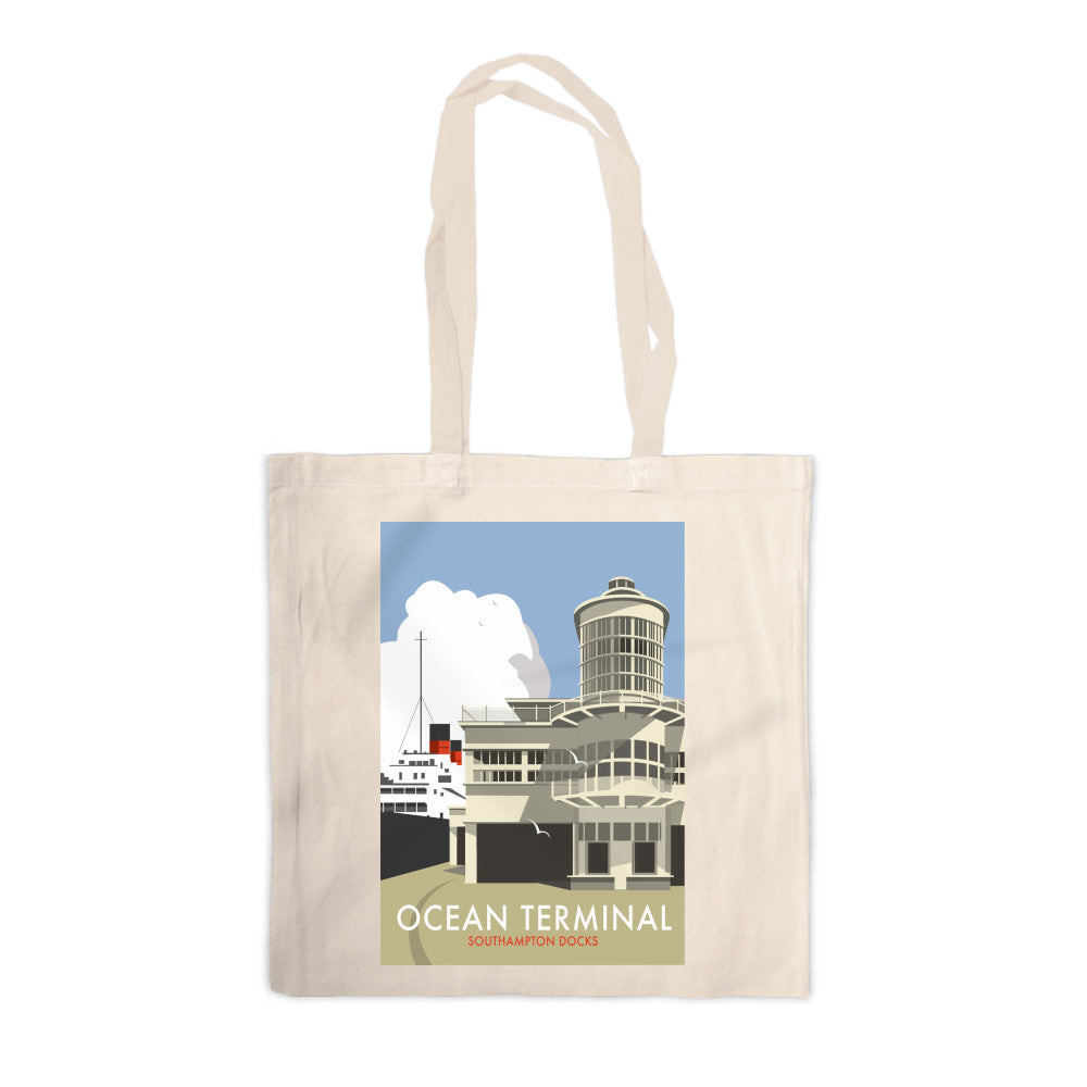 Ocean Terminal, Southampton Docks Canvas Tote Bag