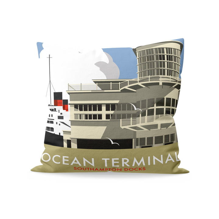 Ocean Terminal, Southampton Docks Fibre Filled Cushion