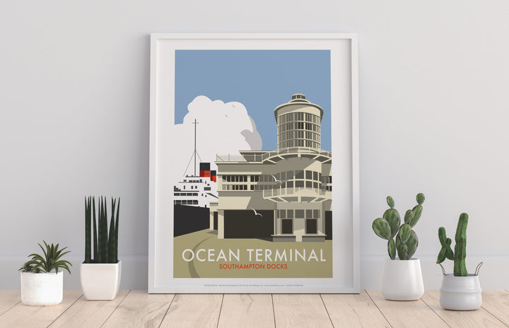 Ocean Terminal, Southampton Docks - Art Print