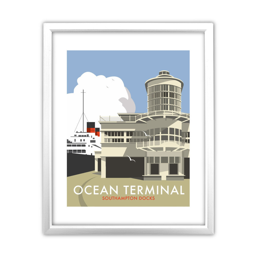 Ocean Terminal, Southampton Docks - Art Print
