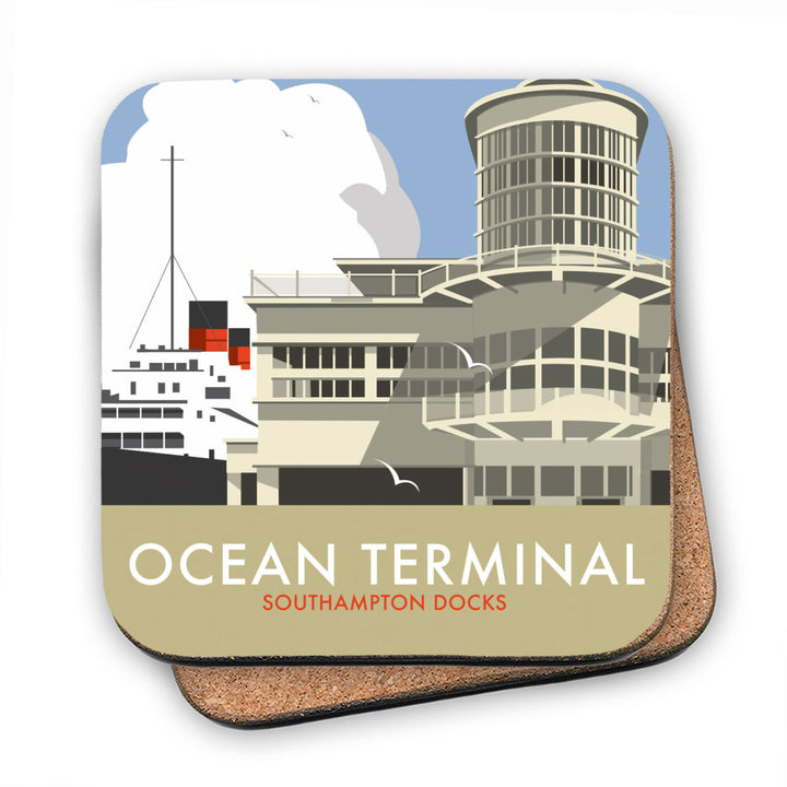 Ocean Terminal, Southampton Docks MDF Coaster