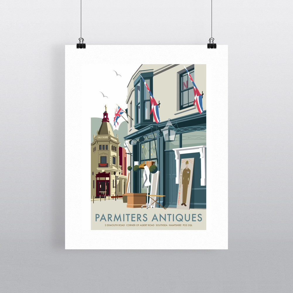 Parmiters Antiques, Southsea Fine Art Print