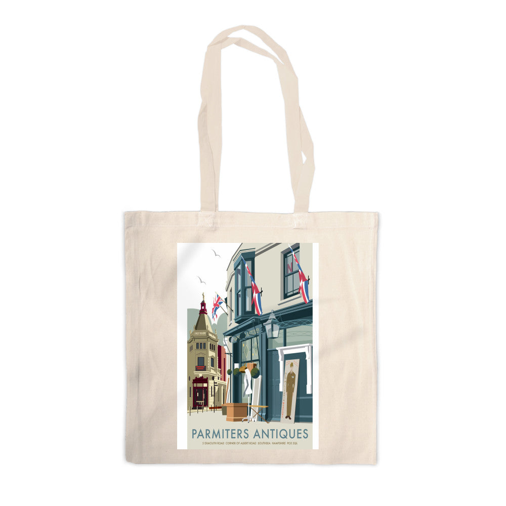 Parmiters Antiques, Southsea Canvas Tote Bag