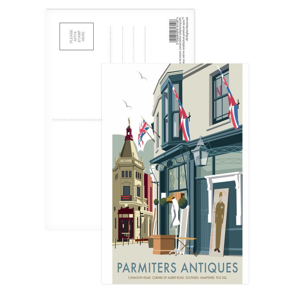 Parmiters Antiques, Southsea Postcard Pack