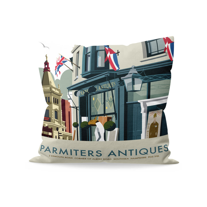 Parmiters Antiques, Southsea Fibre Filled Cushion