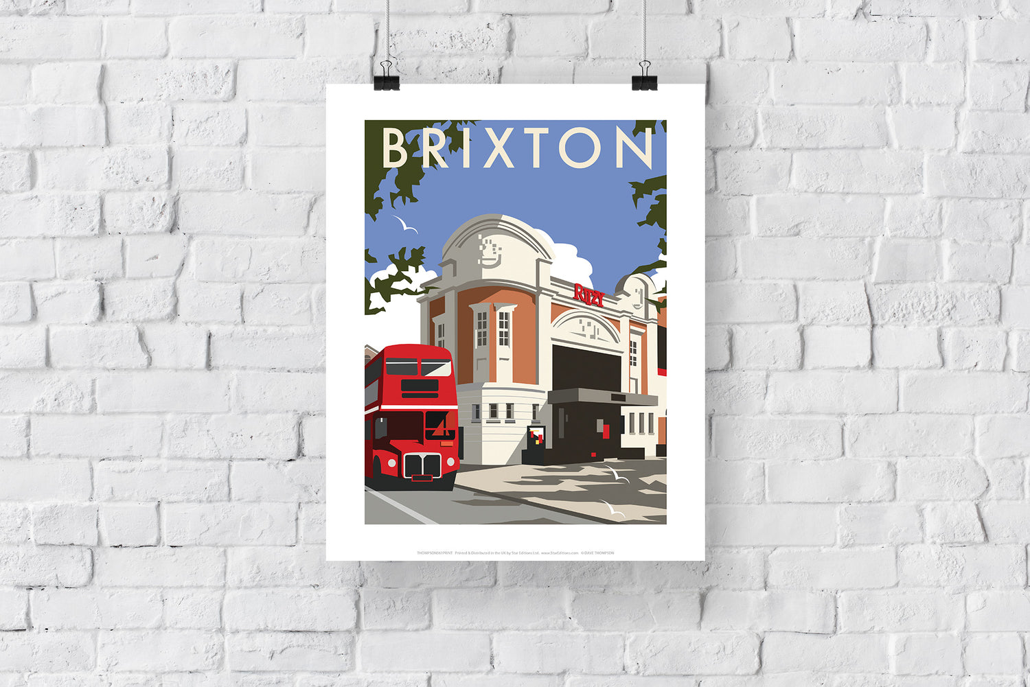 Ritzy Cinema, Brixton - Art Print